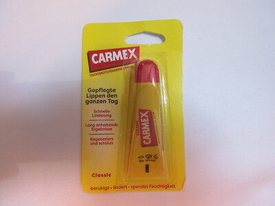 Carmex feuchtigkeitsspendender Lippenbalsam Tube 10g NEU