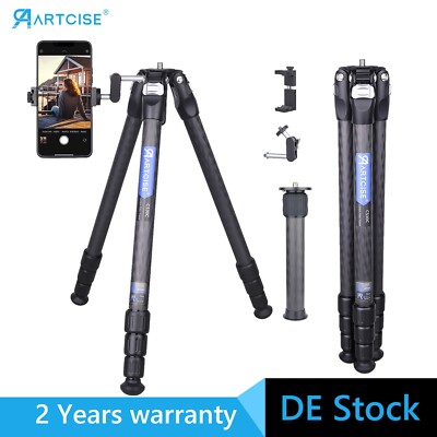 Carbon Fiber Travel Tripod Kohlefaser-Stativ Heavy Duty Reisekameraständer