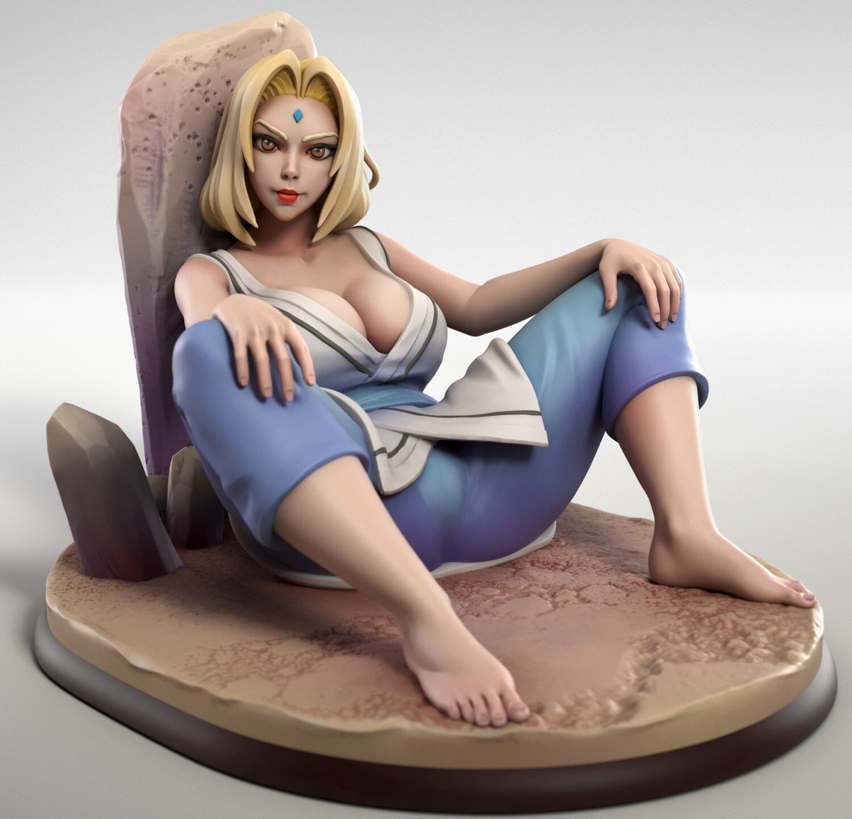 1/24 Scale Resin Figures Model Tsunade NSFW Full Kit Unpainted Unassembled  | eBay