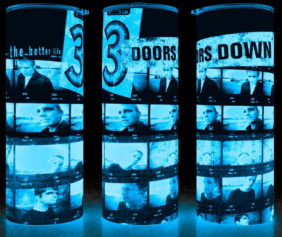 Glow in the Dark 3 Doors Down - The Better Life - Rock Music Cup Mug Tumbler