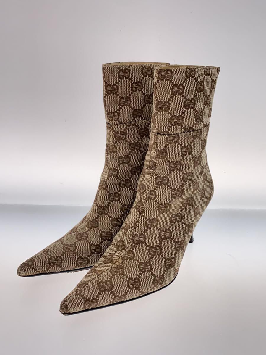GUCCI Other GG Logo Side Zip Short Boots 34 Brown Used | eBay GUCCI Other GG Logo Side Zip Short Boots 34 Brown Used | eBay