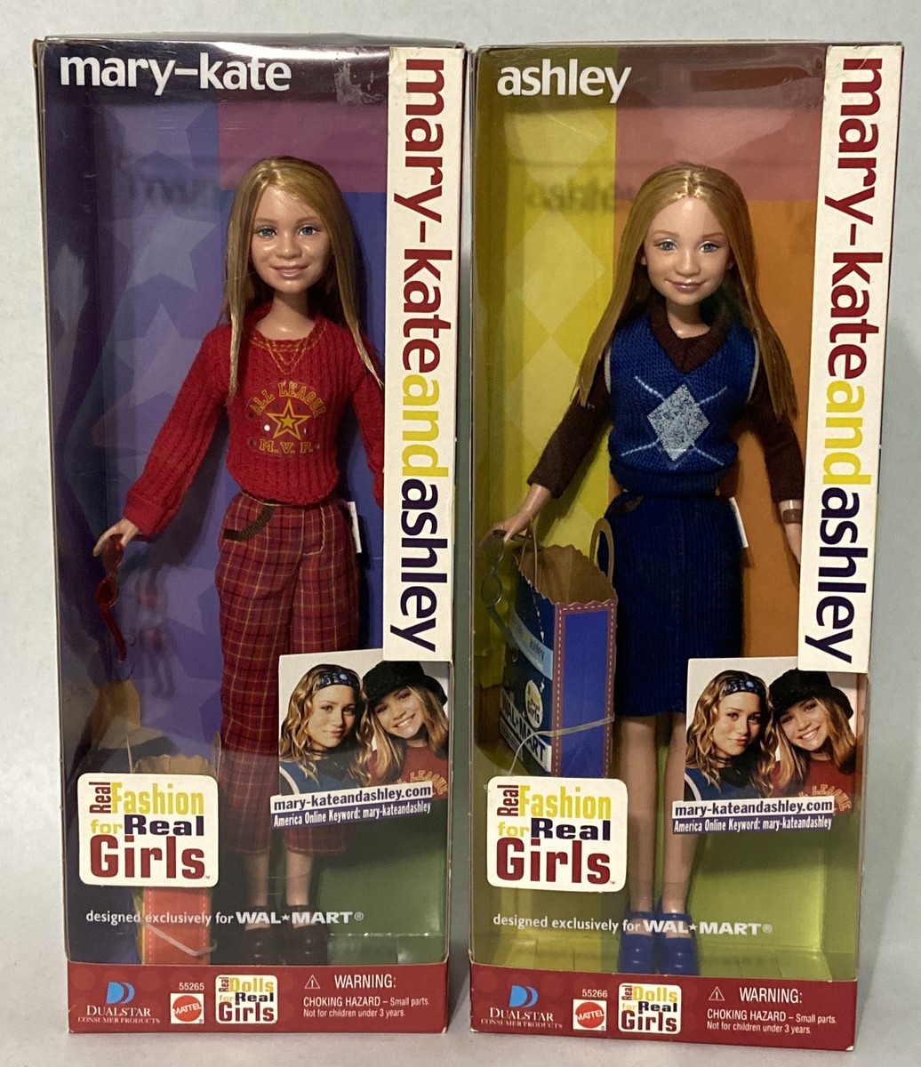 MARY-KATE and ASHLEY 2001 Real Girls Exclusive 55265/55266 Mattel
