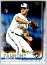 2019 TOPPS  THOMAS PANNONE RC TORONTO BLUE JAYS #US239