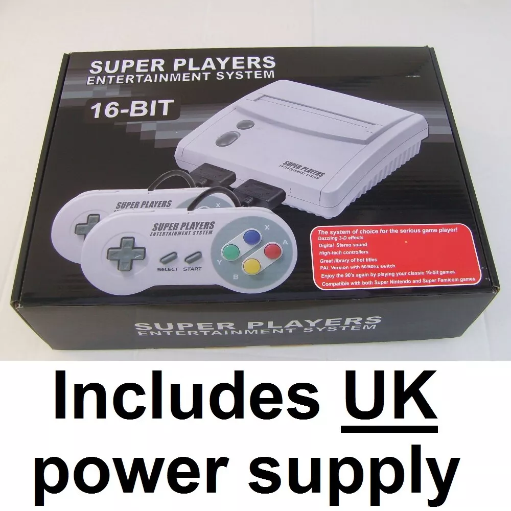  SNES Nintendo Classic Mini: Super Nintendo Entertainment System  (Europe), Not Region Locked : Video Games