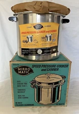 VTG Mirro-Matic M-0622 22 Quart Pressure Cooker Pressure Canner with Box (READ)