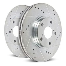 Power Stop Rear Drilled & Slotted Rotors (Pai...