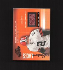 2001 Playoff Absolute Memorabilia LL37 Tim Couch Leather and Laces /275