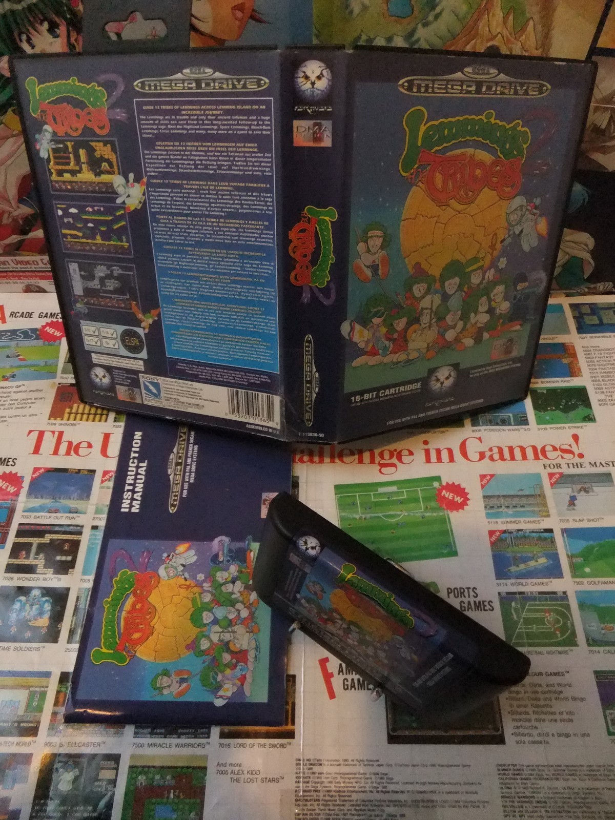 Megadrive MD:Lemmings 2 The Tribes [TOP & 1ERE EDITION] Fr