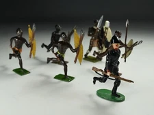 Zulu Warriors Lead Die Cast Figures Britains Ltd John Hill Co Etc.