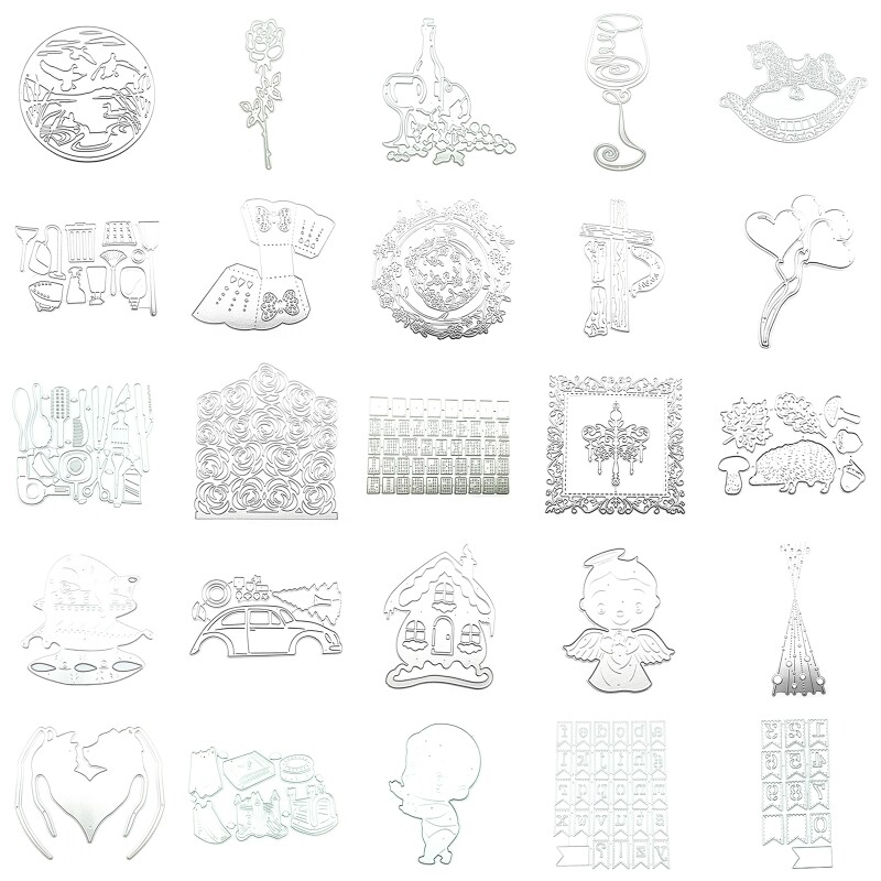 Carbon Steel Metal Cutting Dies DIY Stamps Embossing Scrapbooking Photo