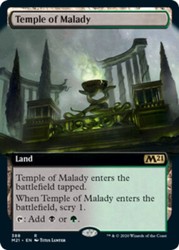 Temple of Malady (Extended Art) Foil - Core Set 2021