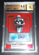 #/199 BGS 9.5 10 Autograph Rc DeAngelo Deangelo Williams Auto 2006 Finest Rookie