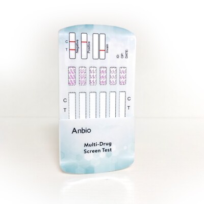 Anbio 10x 6in1 Multi Drogenschnelltest  für Urin AMP-BZO-COC-THC-MET-OPI