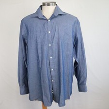 Michael Kors Shirt Mens 17.5 34/35 Airsoft Cotton Regular Fit Button Long Sleeve