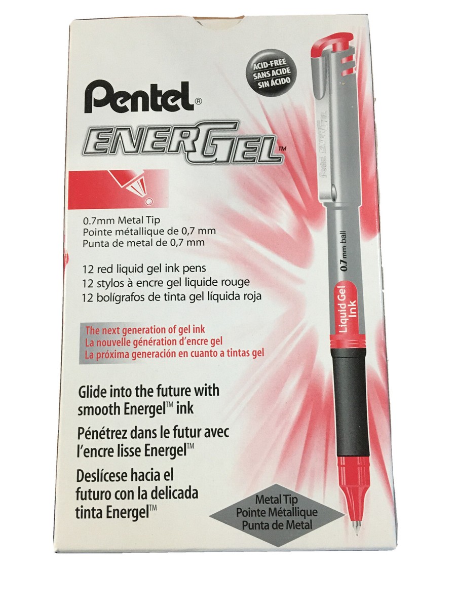 Gel Pens Left Handed Ballpoint Pen 12x Pentel Energel Gel Ink Pen