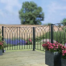 Patio Decking Spindles Fencing Panels Balustrade Balcony Wrought Iron Railings