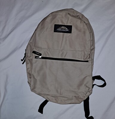 Trailmaker Equipment Tan Backpack Adjustable, Zipper Bag, Pocket, Double Straps