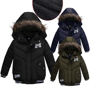 baby boy fur hooded coat