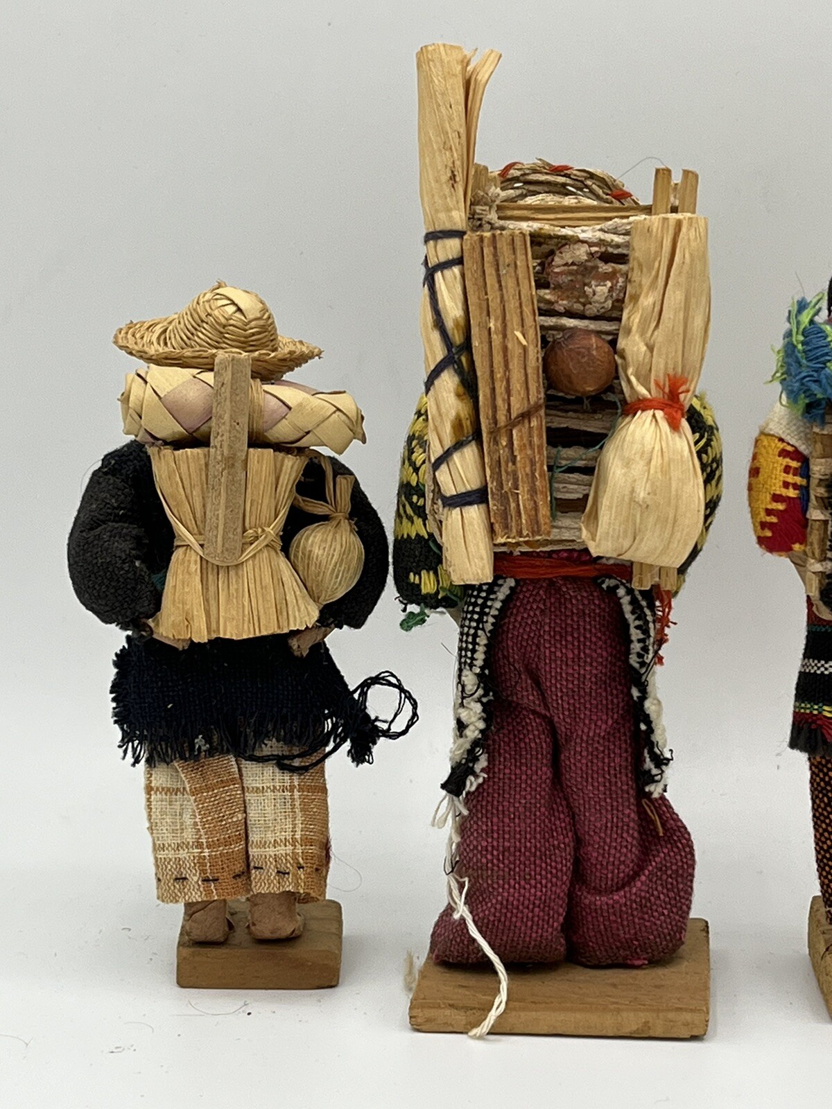 Vintage Handmade Guatemalan Folk Art Dolls Lot of 6 | eBay