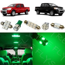 11x Green Led Interior Lights Package Kit Fits 2004-2015 Nissan Titan Nt1g 11x Green Led Interior Lights Package Kit Fits 2004-2015 Nissan Titan Nt1g
