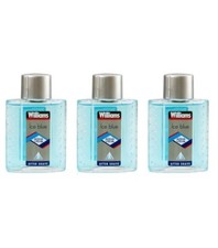 3pz WILLIAMS ICE BLUE AQUA VELVA After Shave Dopo Barba uomo 100ml NUOVO