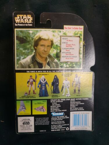 Hasbro Power Of The Force Freeze Frame Endor Han Solo Action Figure - Picture 2 of 2