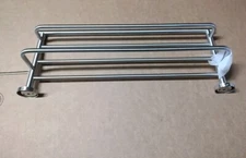Stainless Steel Double Towel Rack Shelf New Open Box