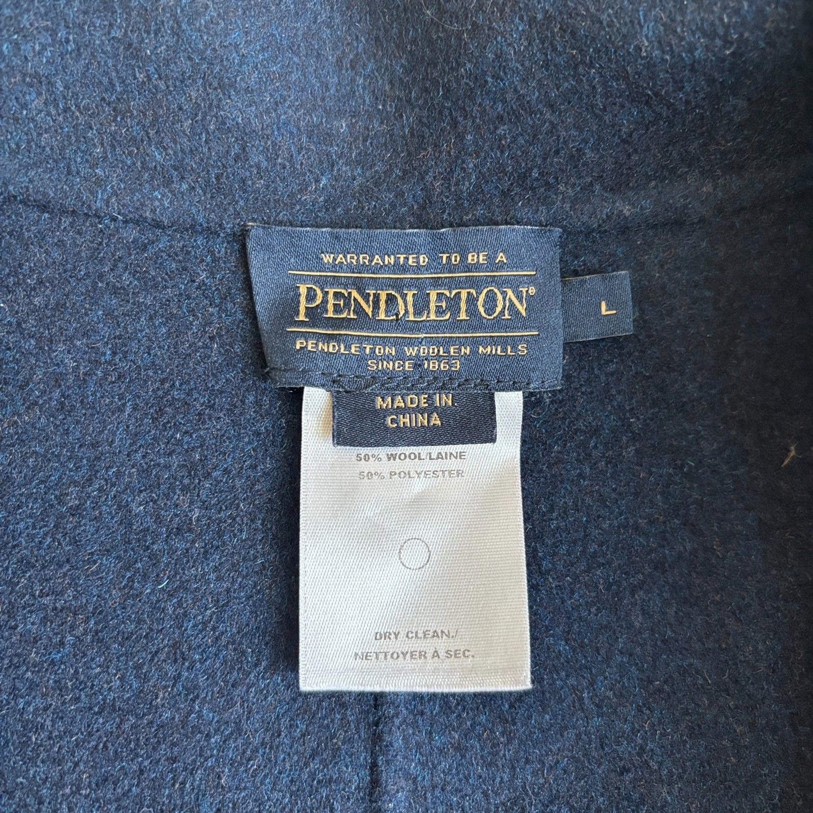 Pendleton Wool Double Face Long Jacket Blazer Wom… - image 6