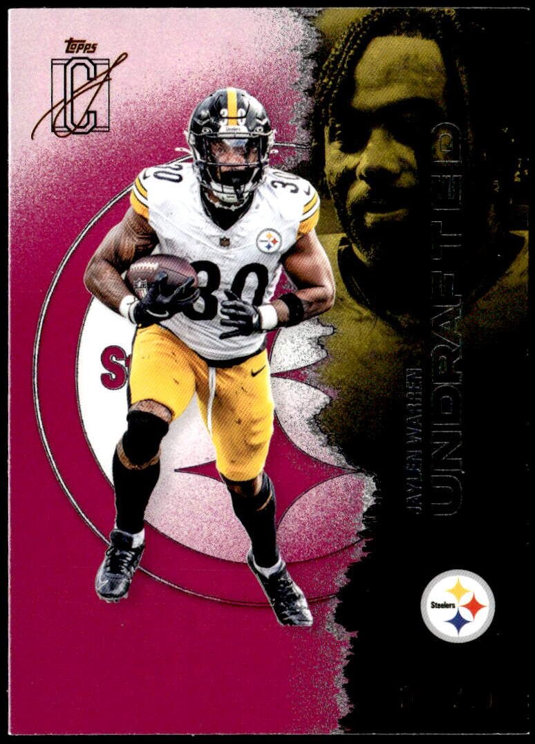 2025 Topps Signature Class #45 Jaylen Warren Magenta #/250