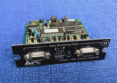 APC AP9607 2-Port Serial Interface UPS Expander Smart Slot Card