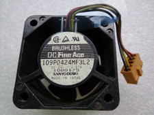 Sanyo 109P0424MF3L2 DC24V 0.07A 4cm 4028 4-wire cooling inverter fan