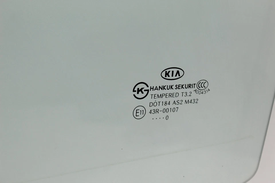 Puerta trasera izquierda del lado del conductor KIA Forte 2010-2013 ventana vidrio OEM Foto 4 de 4