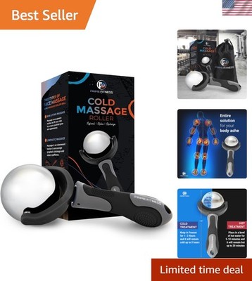 Cold Massage Roller Ball | Cold Therapy | Ice Roller Ball with Handle | cryo ...