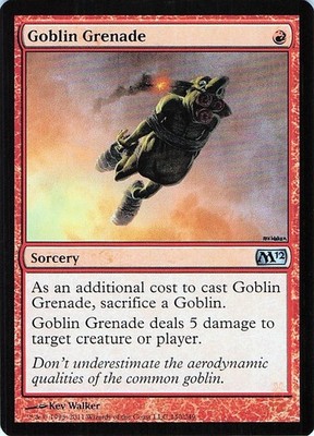 Goblin Grenade 140 Magic 2012 (M12) Magic: The Gathering NM