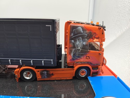 Semirremolque lona Tekno 1:50 Scania R 4x2 KFT Trans Eslovaquia en embalaje original - Imagen 5 de 7