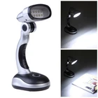 12LED Portable Lamp Battery Operated Desk for Study Reading Table Light Lamp