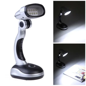 12LED Bureau de batterie de lampe portable pour la lecture d'étude lampe de table