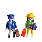 Playmobil 4020 Train Conductor Passenger Replacement Figures Vintage 1997 RARE