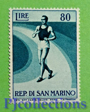 6388- SAN MARINO 1954 SPORT - PODISMO L. 80 MNH