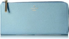 Lanvin en Bleu Long Zipper Wallet Luxembourg Color Blue New