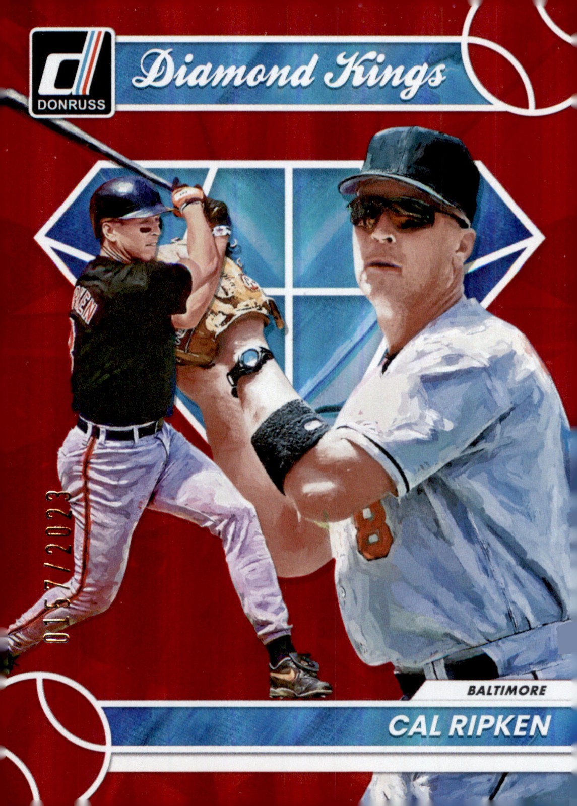 2023 Donruss Holo Red #8 Cal Ripken DK / 2023
