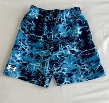 Under Armour Boys Blue Swim Trunks Size 6 NWOT