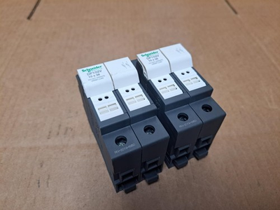 #ad #ad Schneider Electric Fuse Holder Lot of 2 Part No. DF102V 10x38 $50.00