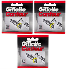 Lot 3 x 5 = 15 Lames GILLETTE CONTOUR Lot Recharges Rasoir Homme 2 Sensor Excel