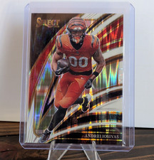 Panini Select 2025 Andrei Iosivas White Shock Prizm Club Level #257 /799
