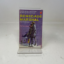 Renegade Marshal  by Paul Evan Lehman PB First Thus  Very Good 1949