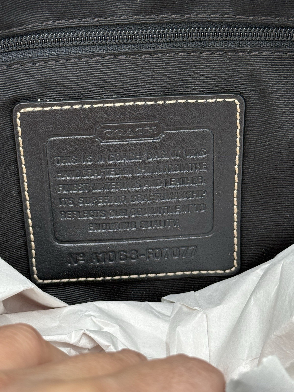 COACH Soho Signature 2Way Shoulder Bag Black Canvas L… - Gem