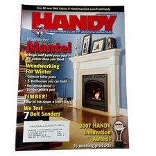 Handyman Magazine Vol 15 Issue 85 No 6 Nov Dec 2007 Mantel u