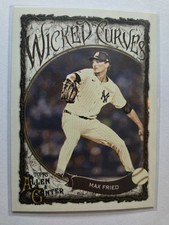Max Fried 2025 Allen & Ginter #WC-9 New York Yankees Wicked Curves AA73