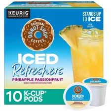 The Original Donut Shop, Iced Refreshers Pineapple Passionfruit Flavor K-Cup Pod